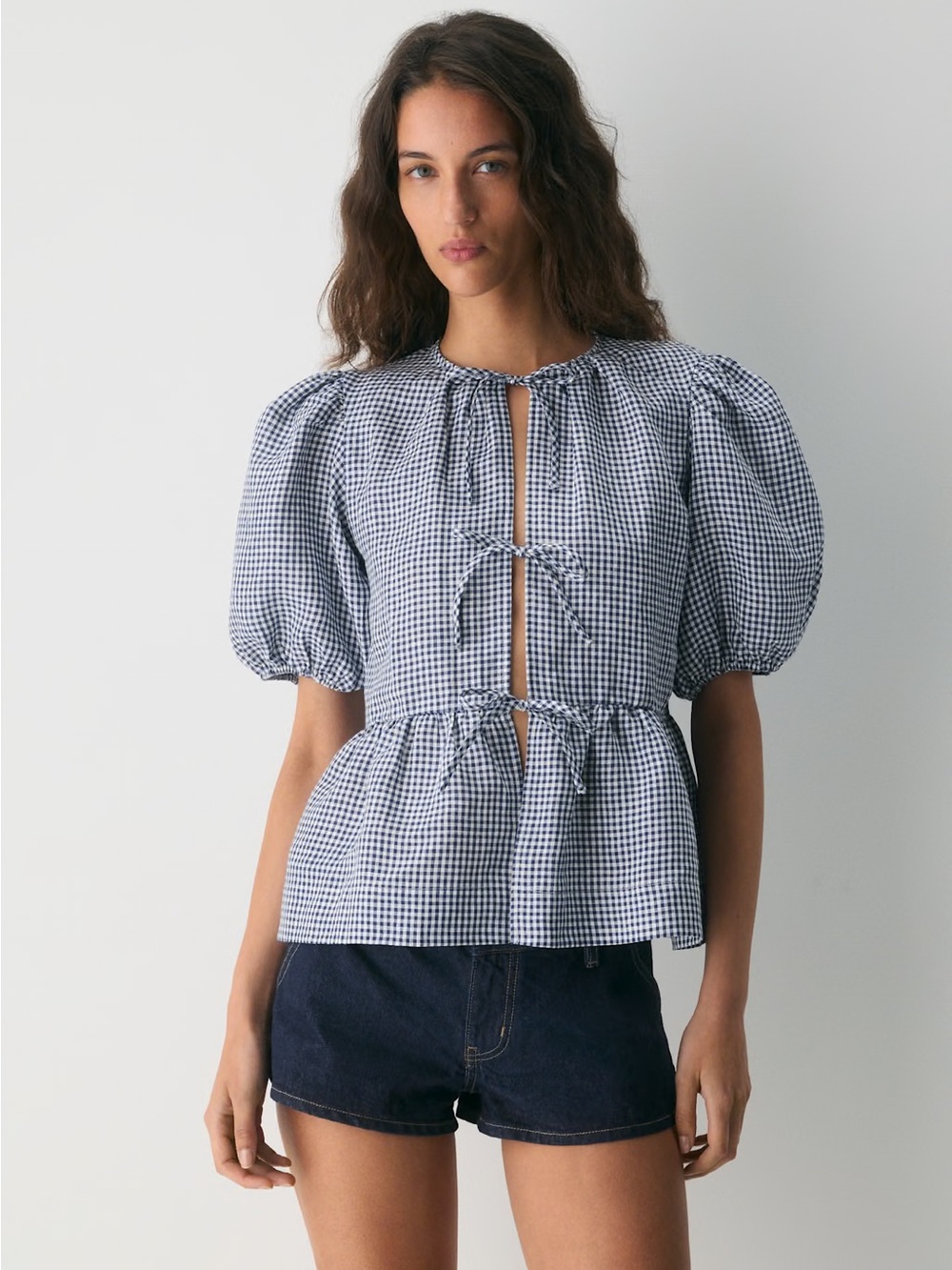 Aritzia Wilfred Violette Linen Blouse size M